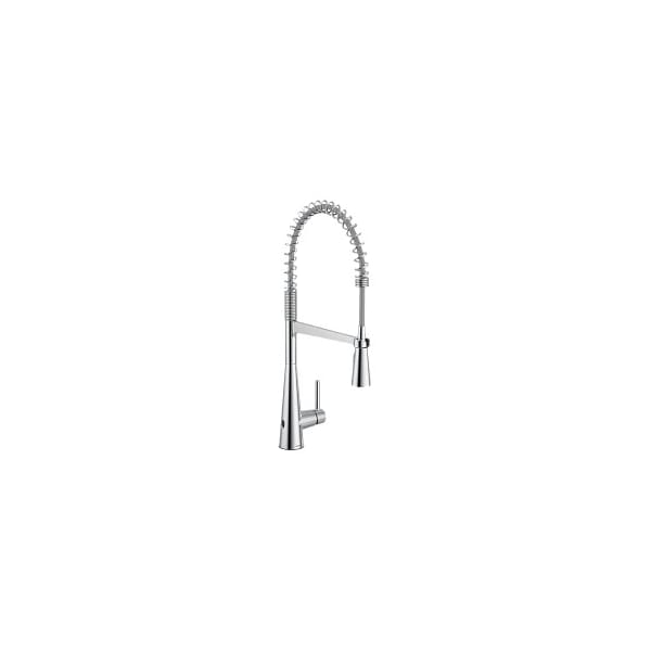 Sleek One-Handle Kitchen Faucet in Chrome